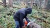 Russian IT Specialist Hides From Mobilization In A Forest GRAB