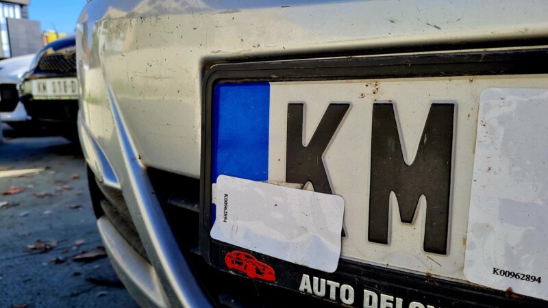 MUP Kosova: Od 21. novembra kazna od 150 evra za vlasnike vozila sa srpskim registracijama