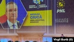Premierul Nicolae Ciuca, în timpul dezbaterii „România Digitală - România Liberală”