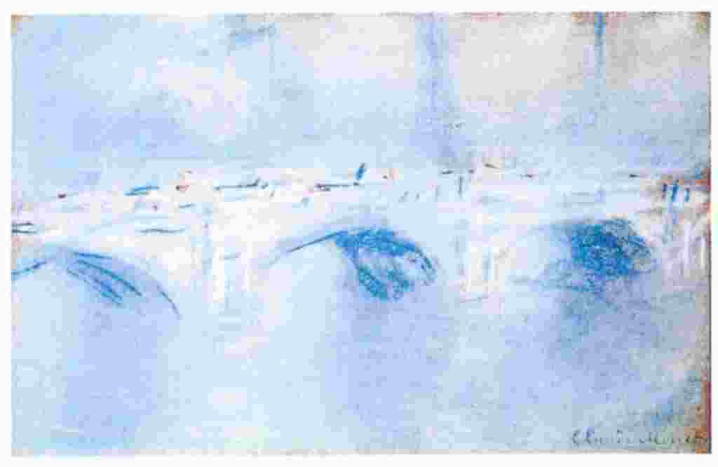 Клод Моне салған &quot;Лондондағы Ватерлоо көпірі&quot;, 1901