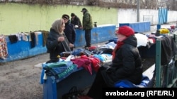 A market in Homyel, Belarus