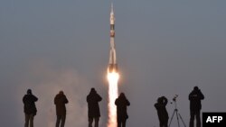 Пуск ракеты с космодрома Байконур. Иллюстративное фото.