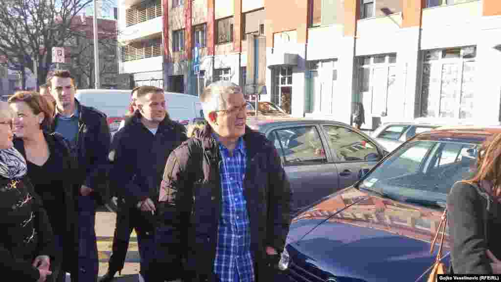 Protest ispred prostorija SDS-a, Banjaluka