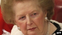 Бывший премьер-министр Великобритании Маргарет Тэтчер. 3 декабря 2008 года.