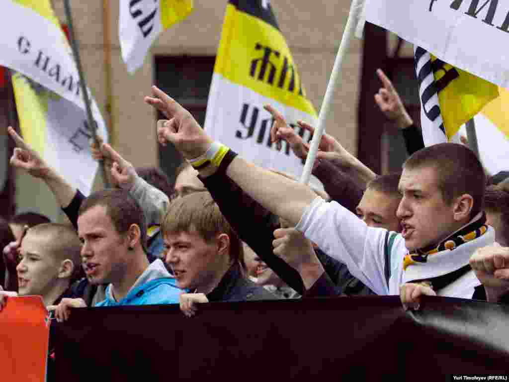 1 мая 2011 в Москве прошло шествие националистов
