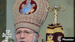 Armenia -- Catholicos Garegin II, supreme head of the Armenian Apostolic Church.