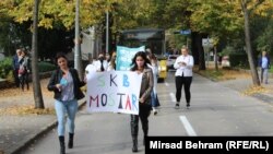 Protestna šetnja medicinara u Mostaru