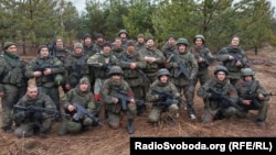 Руски войници в Украйна. Предполага се, че снимката е направена в района на Чернигов.