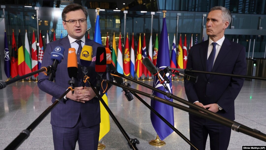 Украинскиот министер за надворешни работи, Дмитро Кулеба до генералниот секретар на НАТО Јенс Столтенберг 