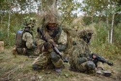 NATO és ukrán erők hadgyakorlata Nyugat-Ukrajnában 2021. szeptember 24-én