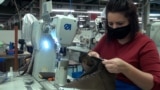 Bosnia-Herzegovina, Woman works in a factory, TV LIberty screenshot 