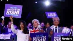 Съпругата на Риши Сунак на събитие, част от кампанията за лидерство на Консервативната партия, в Лондон през август 2022 г.