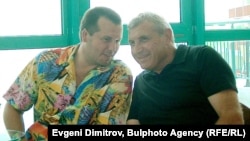 Президентът на "Мултигруп" Илия Павлов (вляво) и Николай Вълканов