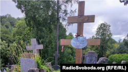 Памятны крыж Францішку Аляхновічу на могілках Росы ў Вільні