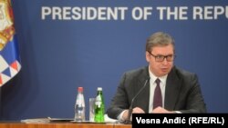 Vučić: Pariz i Berlin izneli predlog da Srbija dopusti ulazak Kosova u međunarodne institucije i organizacije (foto: oktobar 2022.)