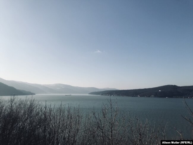 Pogled na Dunav iz Oršova.