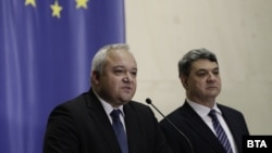 Министърът на вътрешните работи Иван Демерджиев и главният секретар на МВР Петър Тодоров