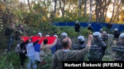 Protest na Šodrošu u Novom Sadu, 19.10.2022.