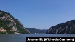 The Djerdap Gorge on the Danube is one of the biggest gorges in Europe.