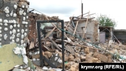 Зруйнований будинок у с. Князівка Херсонської області