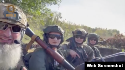 Скриншот с видео в телеграм-канале Кадырова