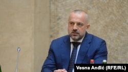 Milan Radoičić, potpredsednik Srpske liste na sastanku u Beogradu sa predsednikom Srbije Aleksandrom Vučićem, 27. oktobar 2022.