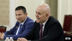 Главният прокурор Иван Гешев и заместникът му Борислав Сарафов