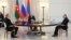 Президент Азербайджана Ильхам Алиев, президент России Владимир Путин и премьер-министр Армении Никол Пашинян в Сочи, Россия. 31 октября 2022 года