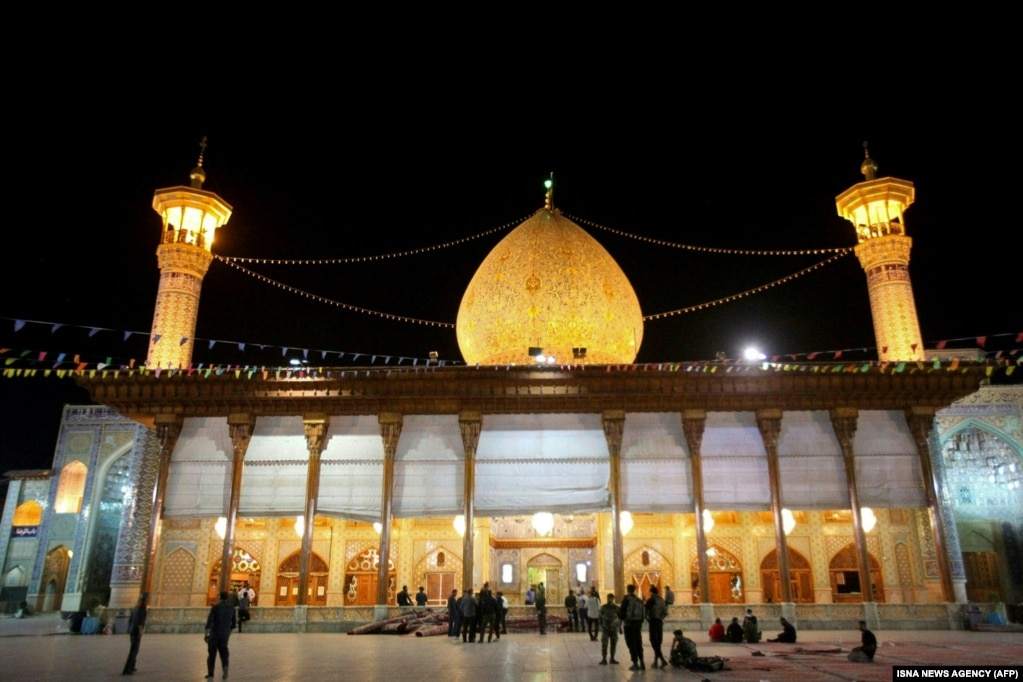 The Shah Cheragh mausoleum in the city of Shiraz.