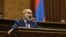 Armenia -- Prime Minister Nikol Pashinian speaks during his government's question-and-answer session in the National Assembly. October 26, 2022.