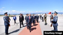 Премиерот Димитар Ковачевски по посета на Софија на преговори за набавка на струја, 5 септември 2022