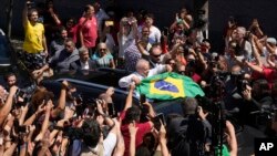 Luiz Inasio Lula da Silva nakon pobede na izborima u Brazilu