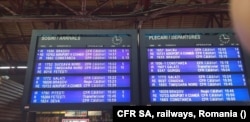 Trenurile CFR Călători înregistrează întârzieri foarte mari.
