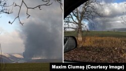 Наслідки падіння російської ракети в селі Наславча, Молдова, 31 жовтня 2022 року