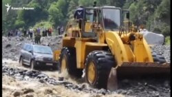 Селевой поток блокировал дорогу из Южной Осетии в Северную