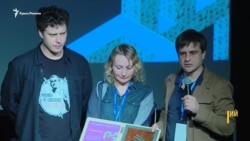 «Свободу Сенцову!» На Docudays UA призвали освободить крымского режиссера (видео)