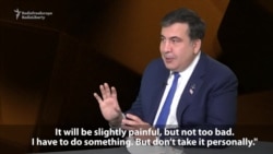 Saakashvili Predicts 'Defeat' For Putin's Russia