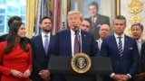 Дональд Трамп объявляет о своих последних решениях в сфере обороны и национальной безопасности в Овальном кабинете Белого дома. Вашингтон, 2 сентября 2025 года