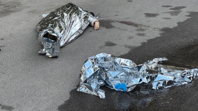 Son Recognizes Father In Video Of Deadly Daylight Shooting In Kyiv
