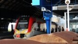 Архивска фотографија: Воз на железничка станица во Скопје 