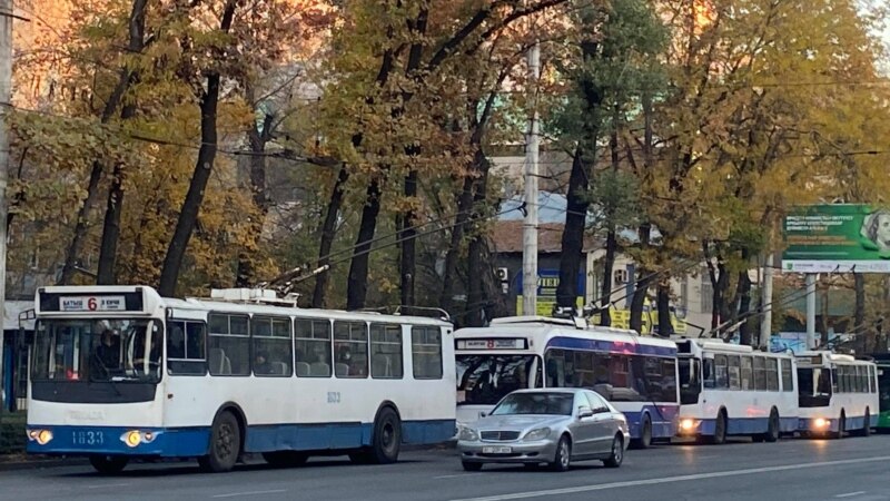 Бишкекте троллейбус кыймылы убактылуу үзгүлтүккө учурады