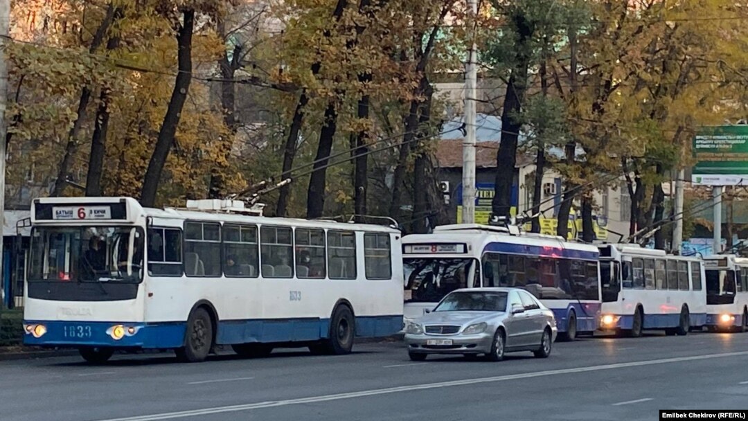 Бишкектеги троллейбустар. 