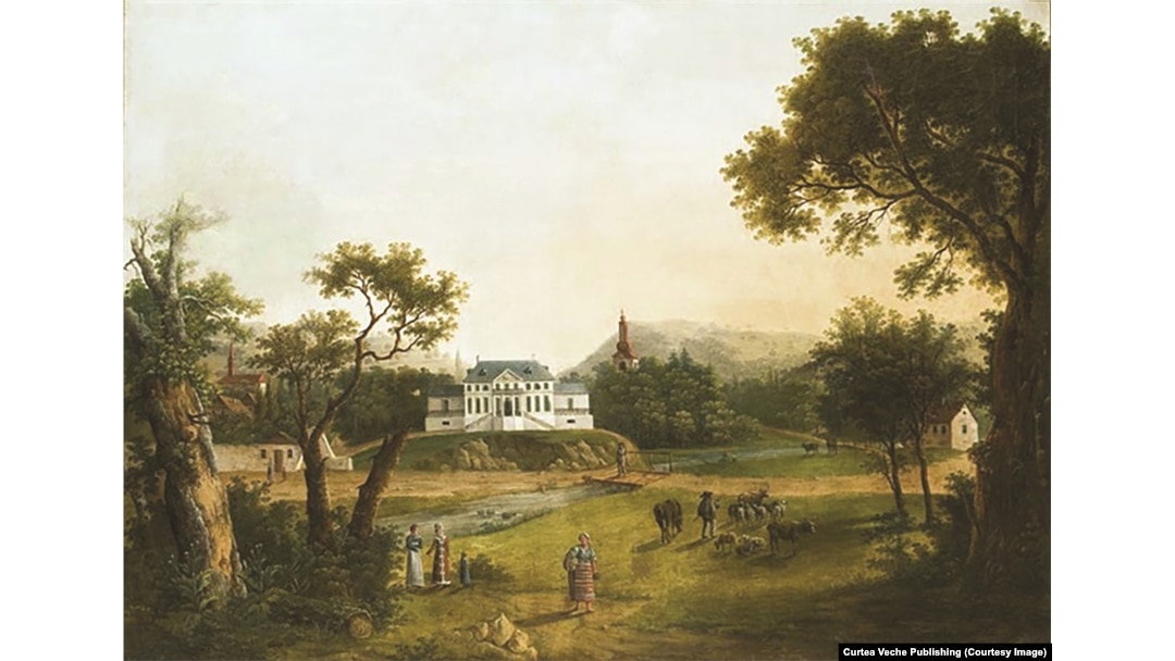 Așa arăta Castelul de la Săvârșin în 1816 când a fost pictat de Tide.