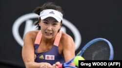 Kineska teniserka Peng Šuai na Australijan openu, 21. januar 2020. 