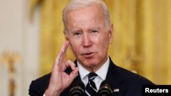 Presidenti i Shteteve të Bashkuara, Joe Biden. 