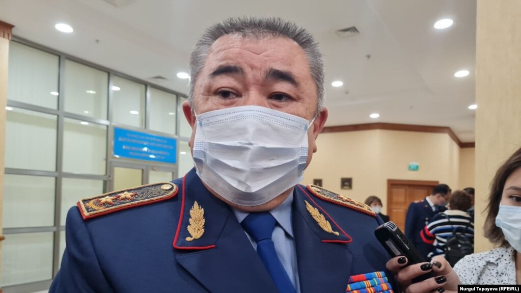 Ерлан Тургумбаев в бытность министром внутренних дел Казахстана