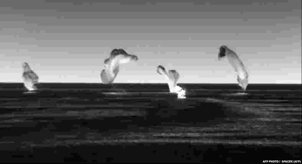 A visszatérés nyolc órát vett igénybe, és a NASA élőben közvetítette