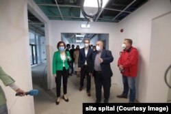 Noul corp de clădire al Spitalului de copii din Timișoara a fost vizitat în mai 2021 de ministrul Sănătății, Ioana Mihăilă