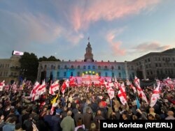 Georgia -- Rally to support Mikheil Saakashvili, Freemisha