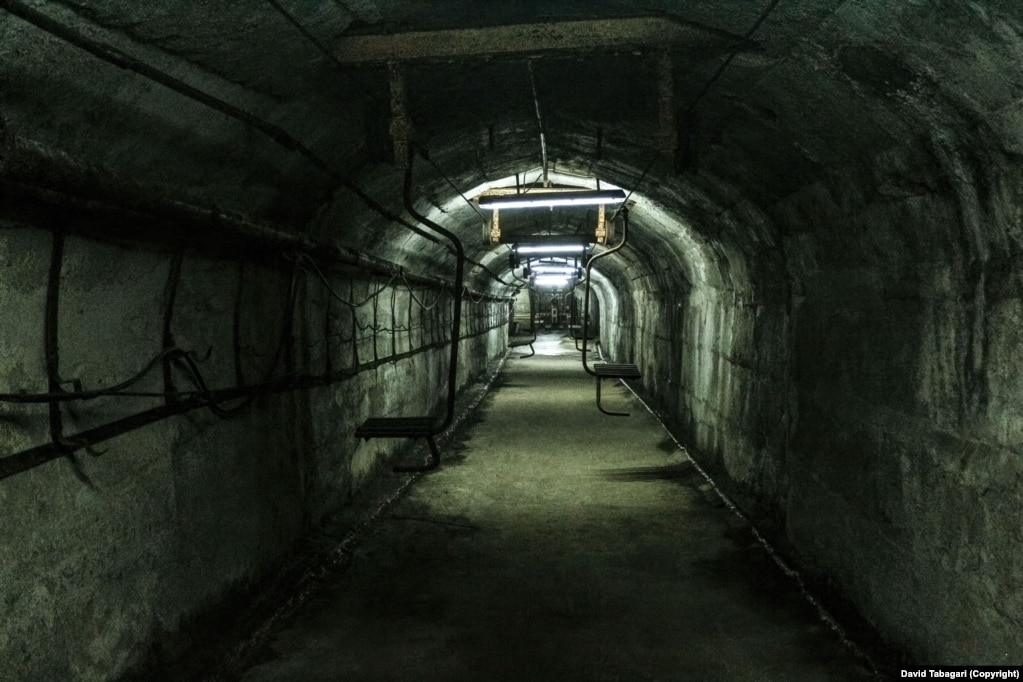 A tunnel beneath Tbilisi.